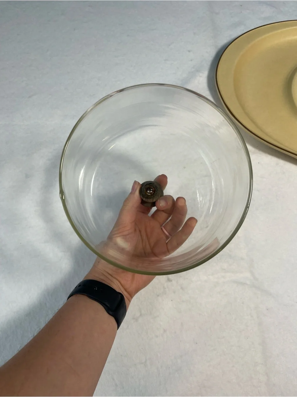 VINTAGE PFALTZGRAFF USA CHEESE ’N CRACKER TRAY #803 WITH ORIGINAL GLASS DOME